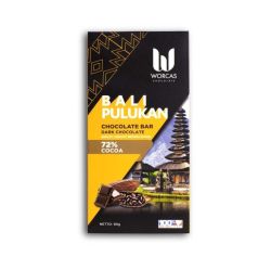 Worcas Bali Palukan Chocolate Bar Dark Chocolate - Индонезийски черен шоколад с ечемик и кафява захар 90 гр.