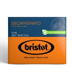 Bristot Decaffeinato - 50 бр. моно дози (Е.S.E)