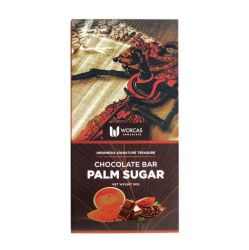 Worcas Chocolate Bar Palm Sugar - Индонезийски шоколад с палмова захар 90 гр.