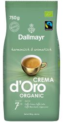 Dallmayr Crema d'Oro Organic - кафе на зърна 750 гр.