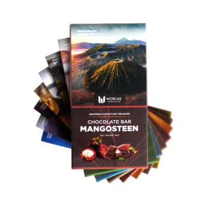 Worcas Chocolate Bar Mangosteen - Индонезийски шоколад с мангостан 90 гр.