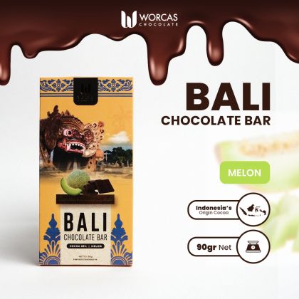 Worcas Bali Chocolate Bar Melon - Индонезийски шоколад с пъпеш 90 гр.